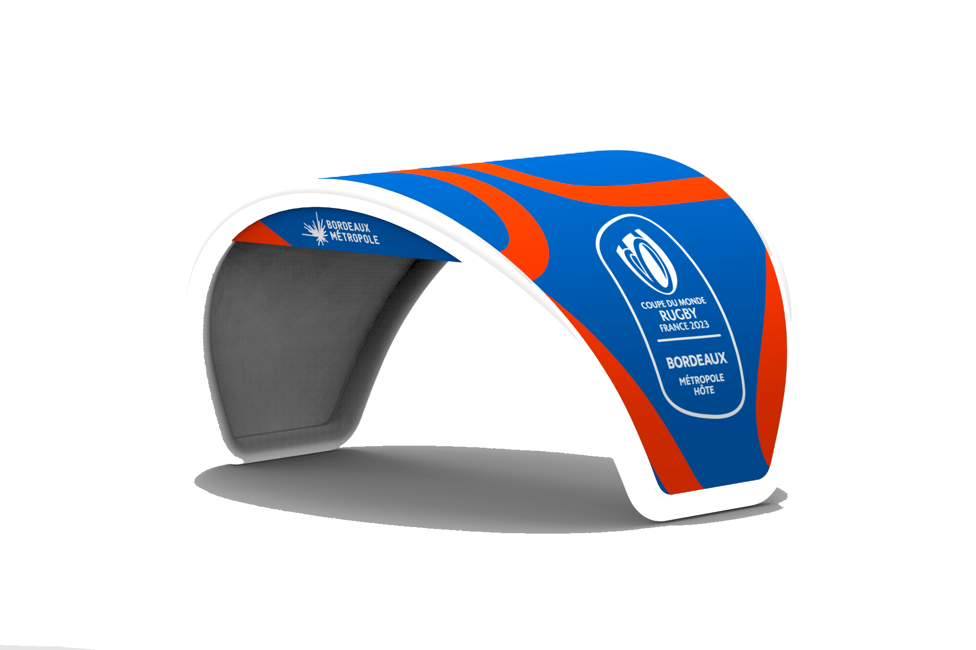 Tenda Wheelskeep personalizada — Taça do Mundo de Rugby